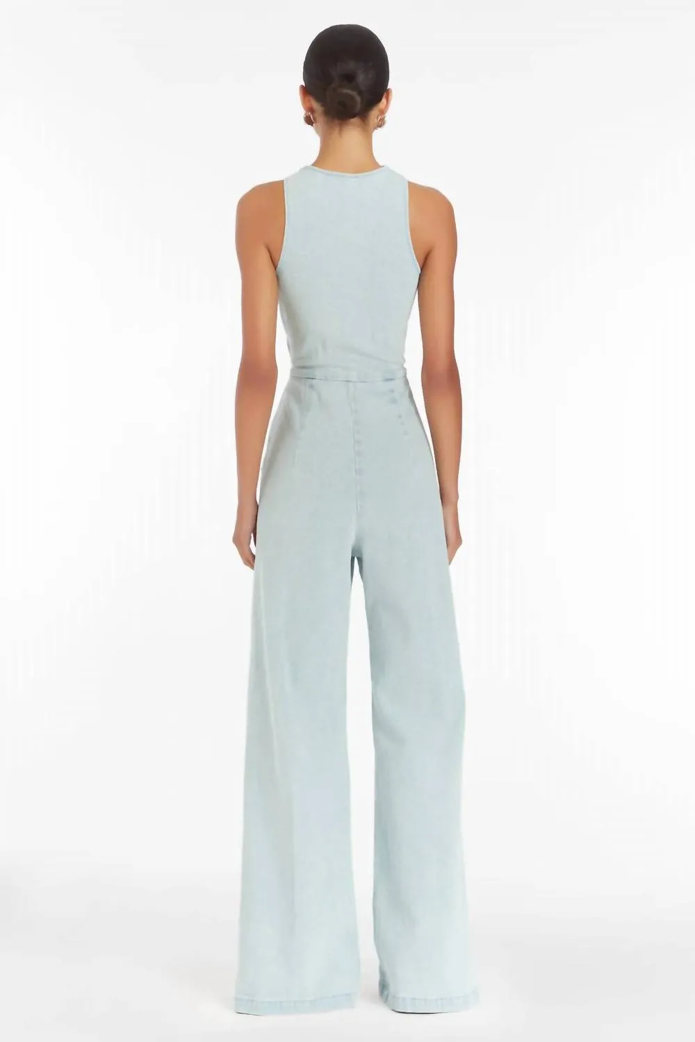 Amanda Uprichard - Ethan Denim Jumpsuit