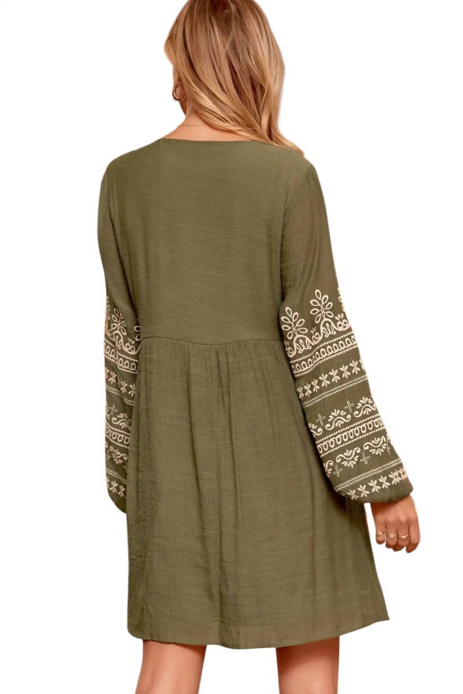 Andree By Unit - Go For It Embroidered Dress
