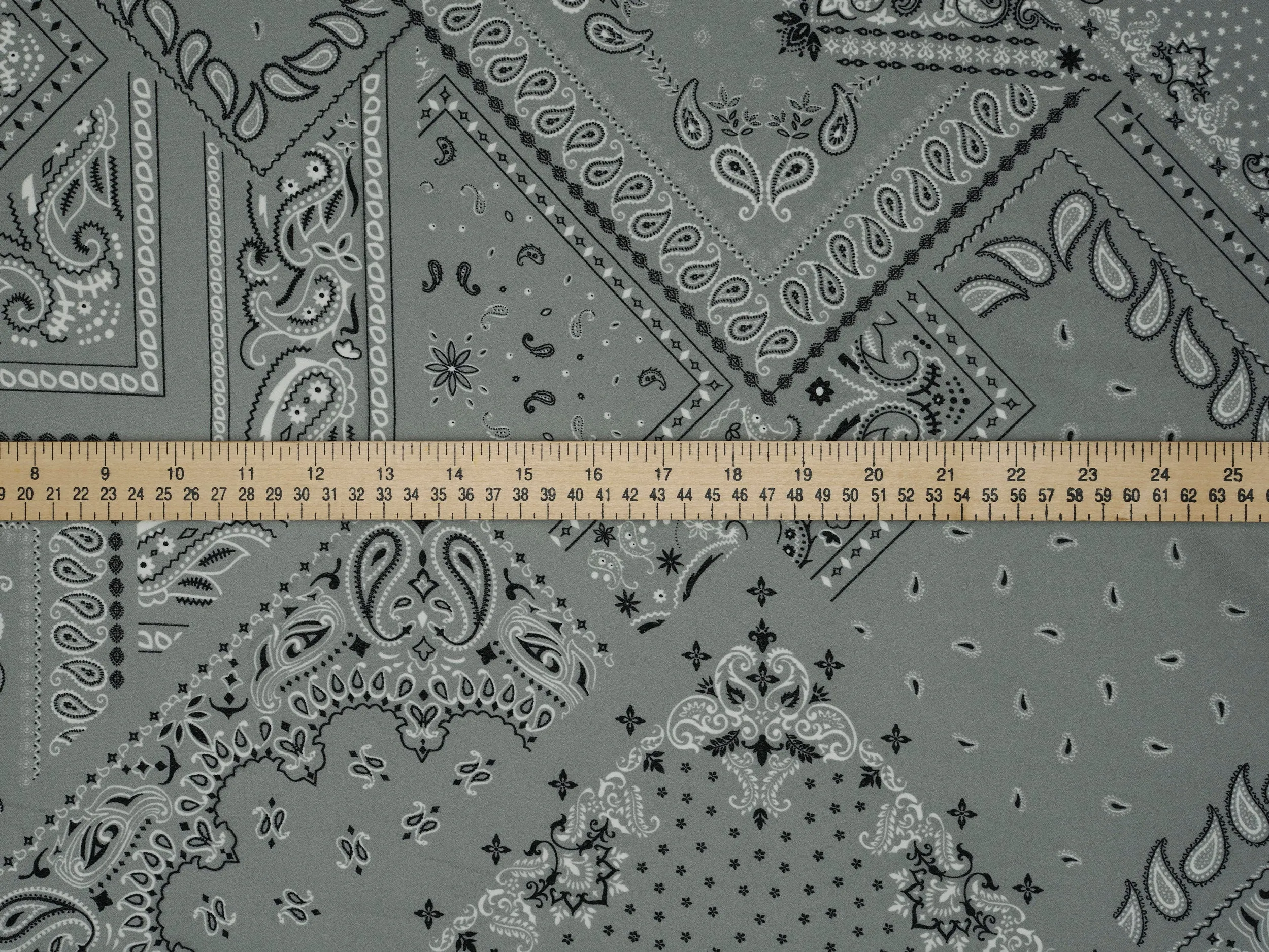 Bandana paisley  pattern - georgette  fabric by the yard