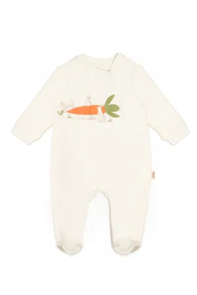 Carrot Footed Onesie 100% Organic Cotton
