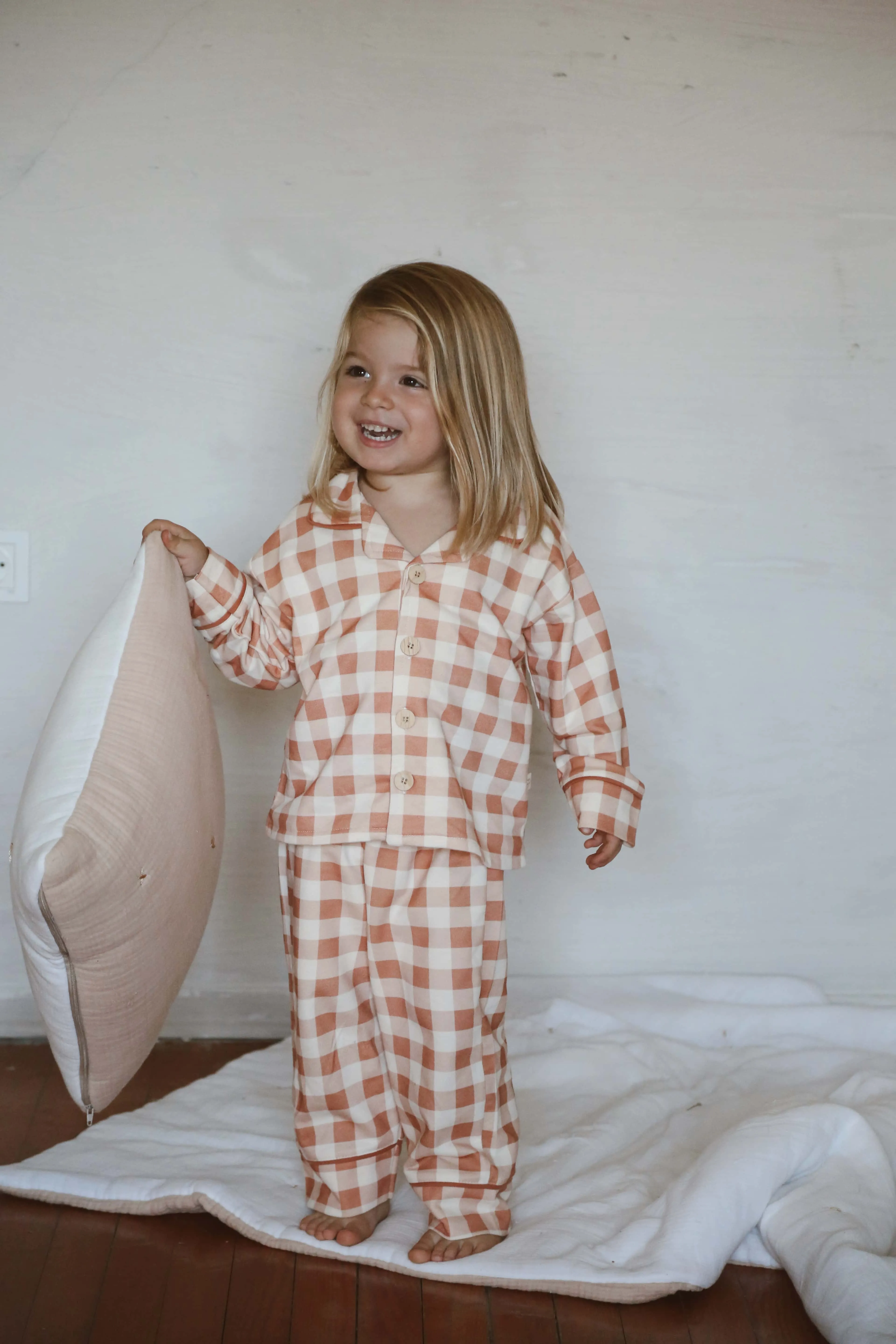 Checkered Pajama Set