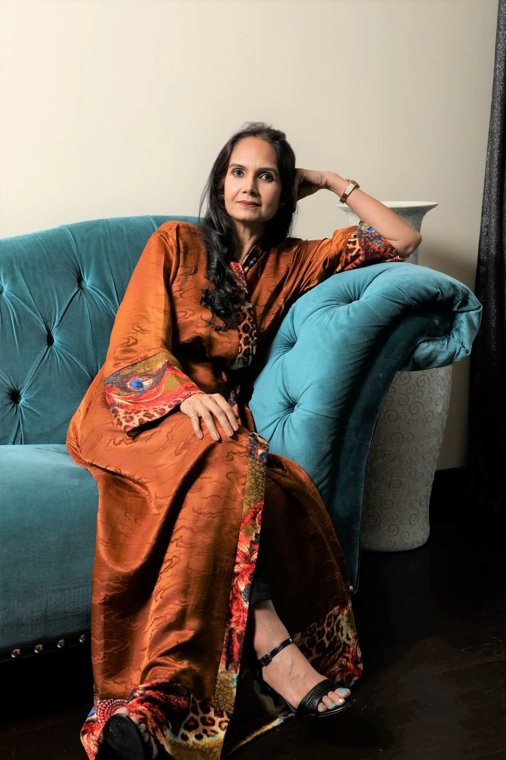 Hazel kimono robe
