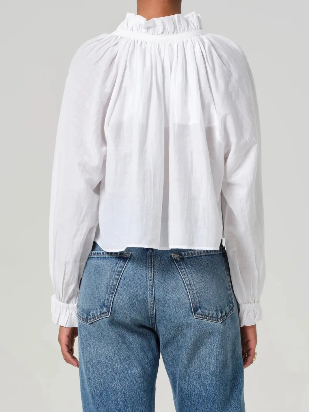 Iris Ruffled Top White | Citizens of Humanity