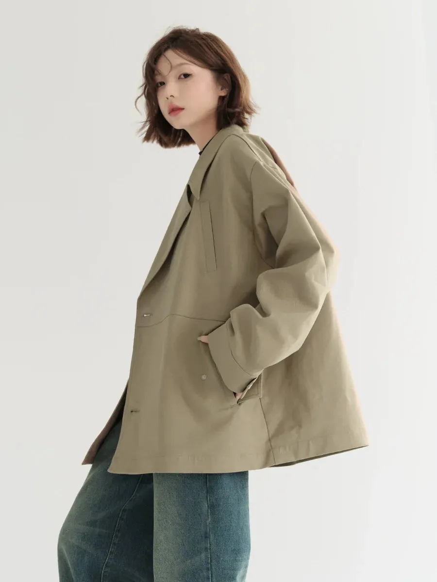 Jacket Silhouette Loose Windbreaker