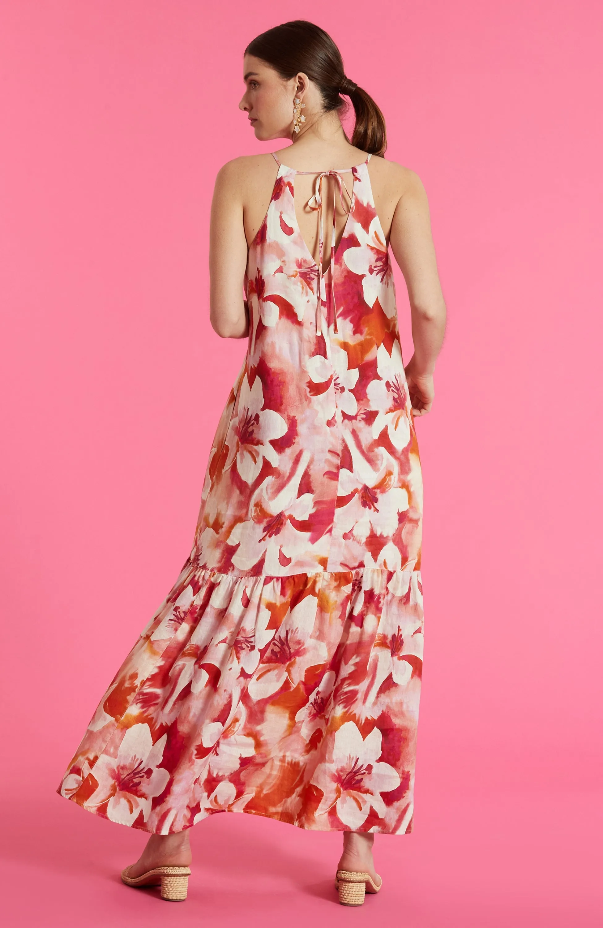 Lexi Painterly Maxi Floral Dress
