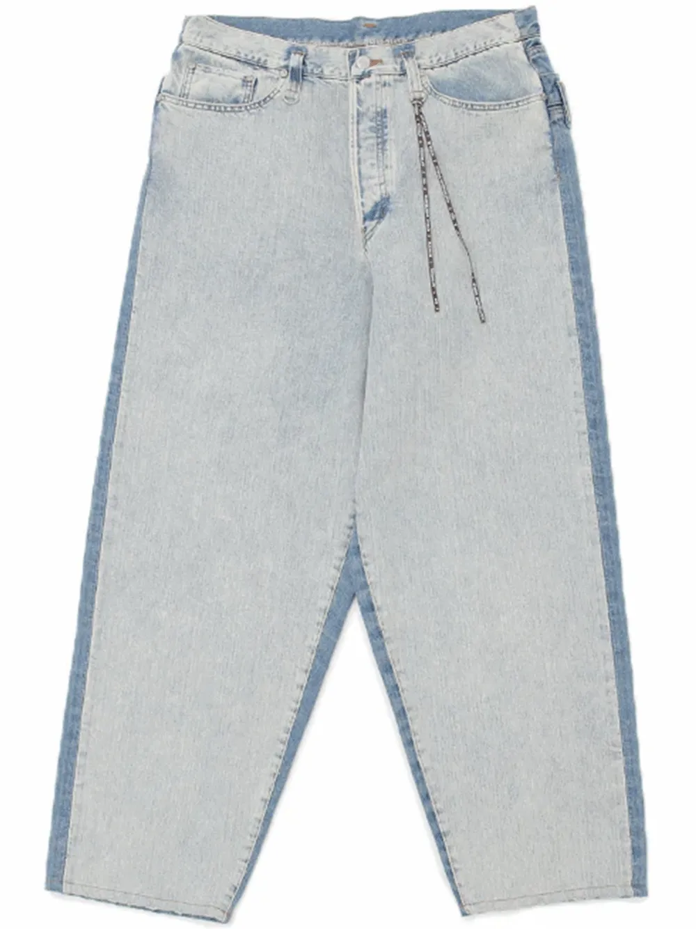 Loose 2 Color Denim Pants