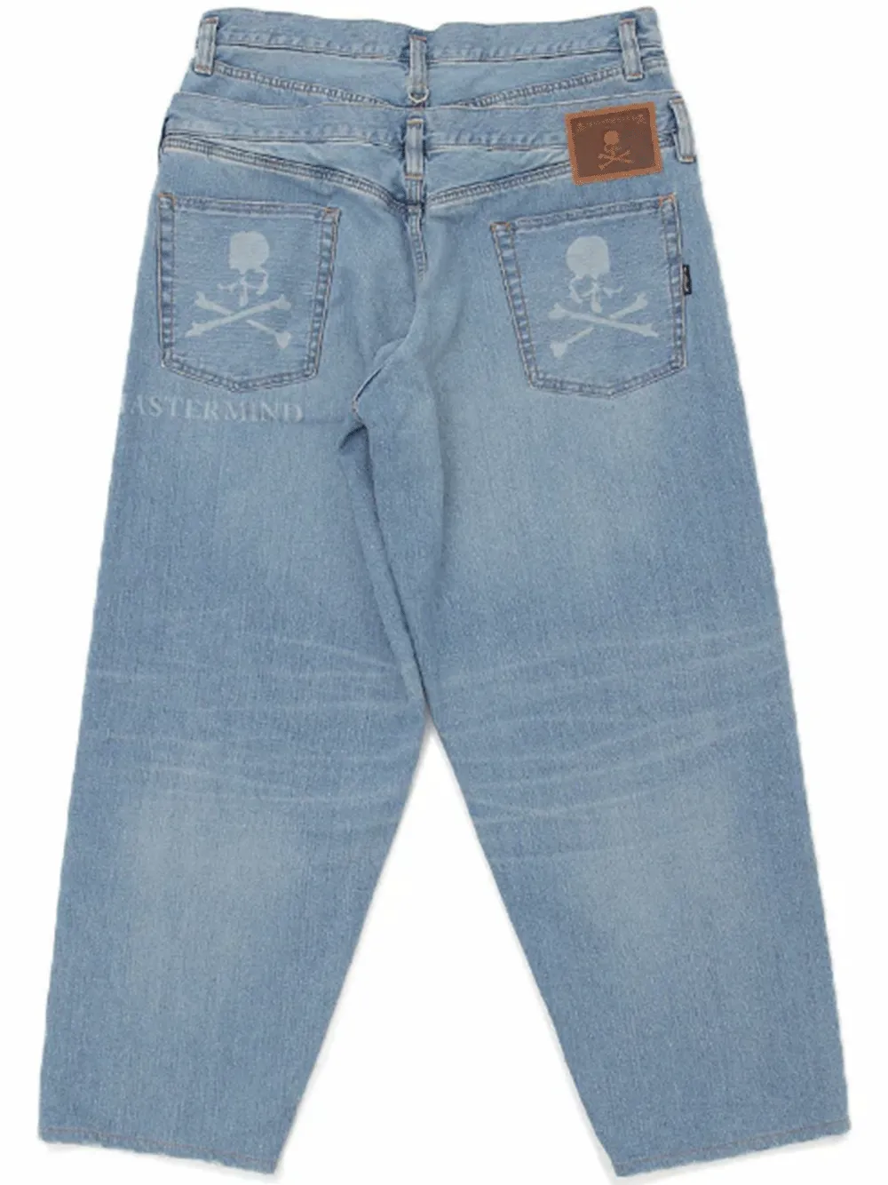 Loose 2 Color Denim Pants