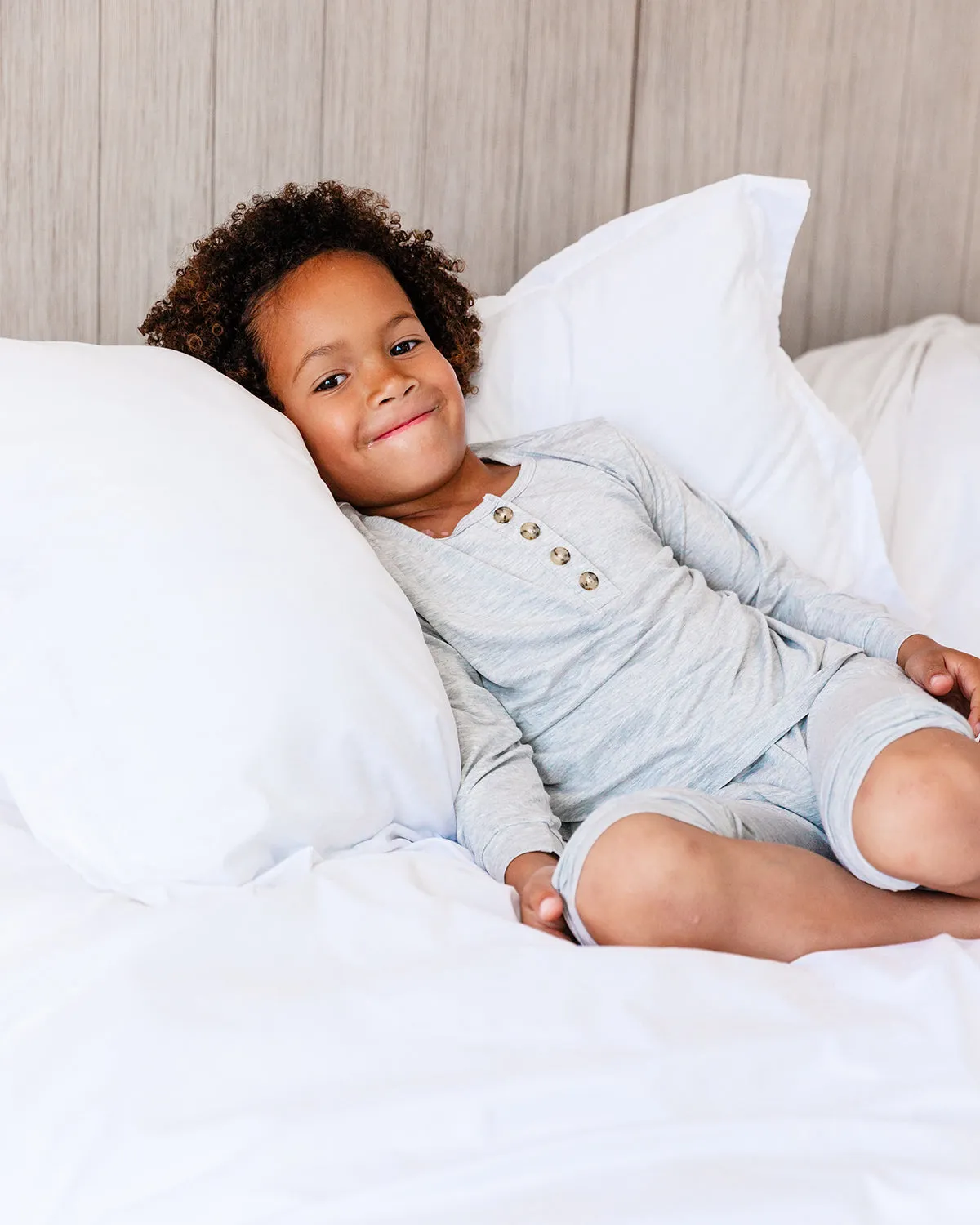 LUXE bamboo 2 piece long sleeve sleeper set