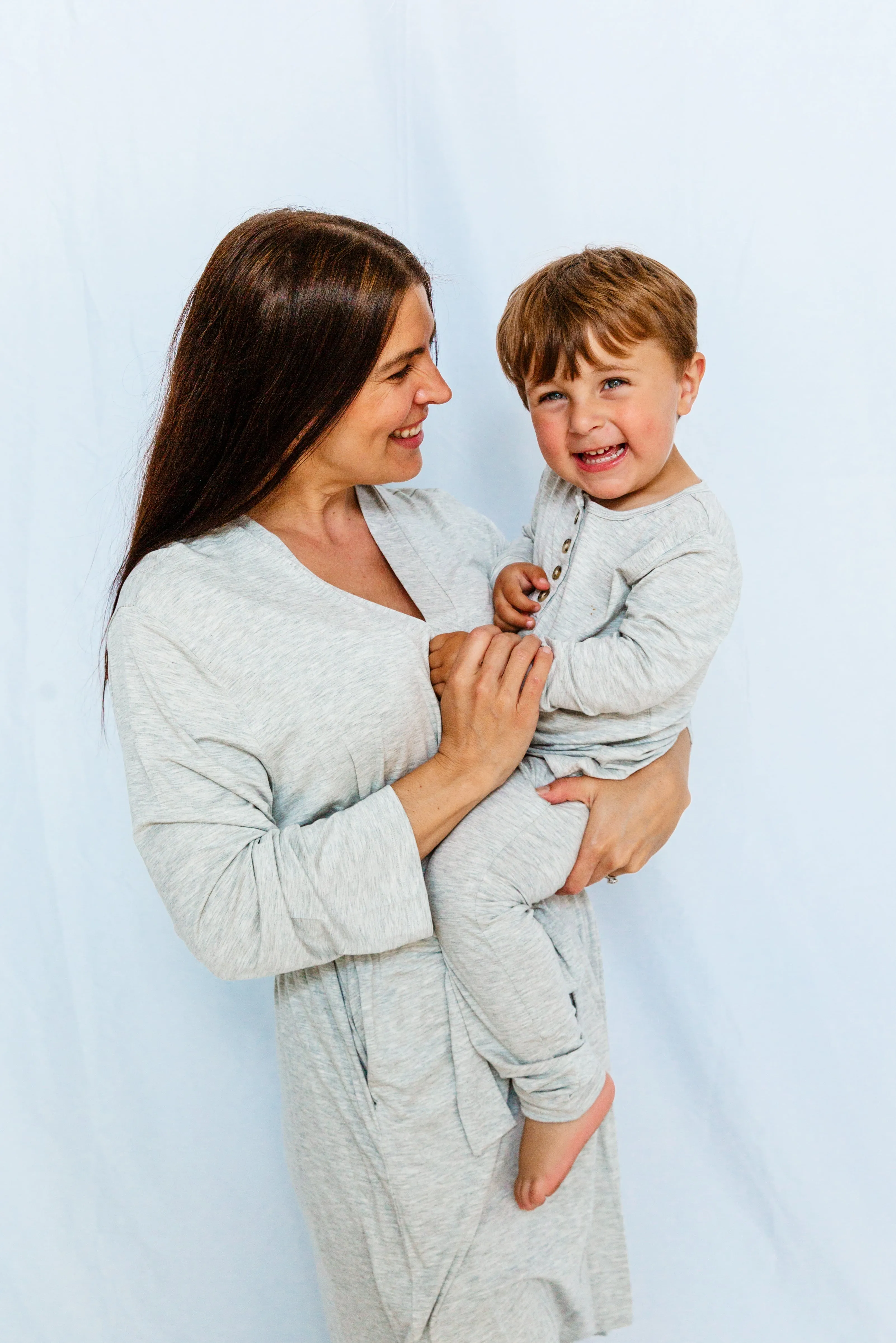 LUXE bamboo 2 piece long sleeve sleeper set