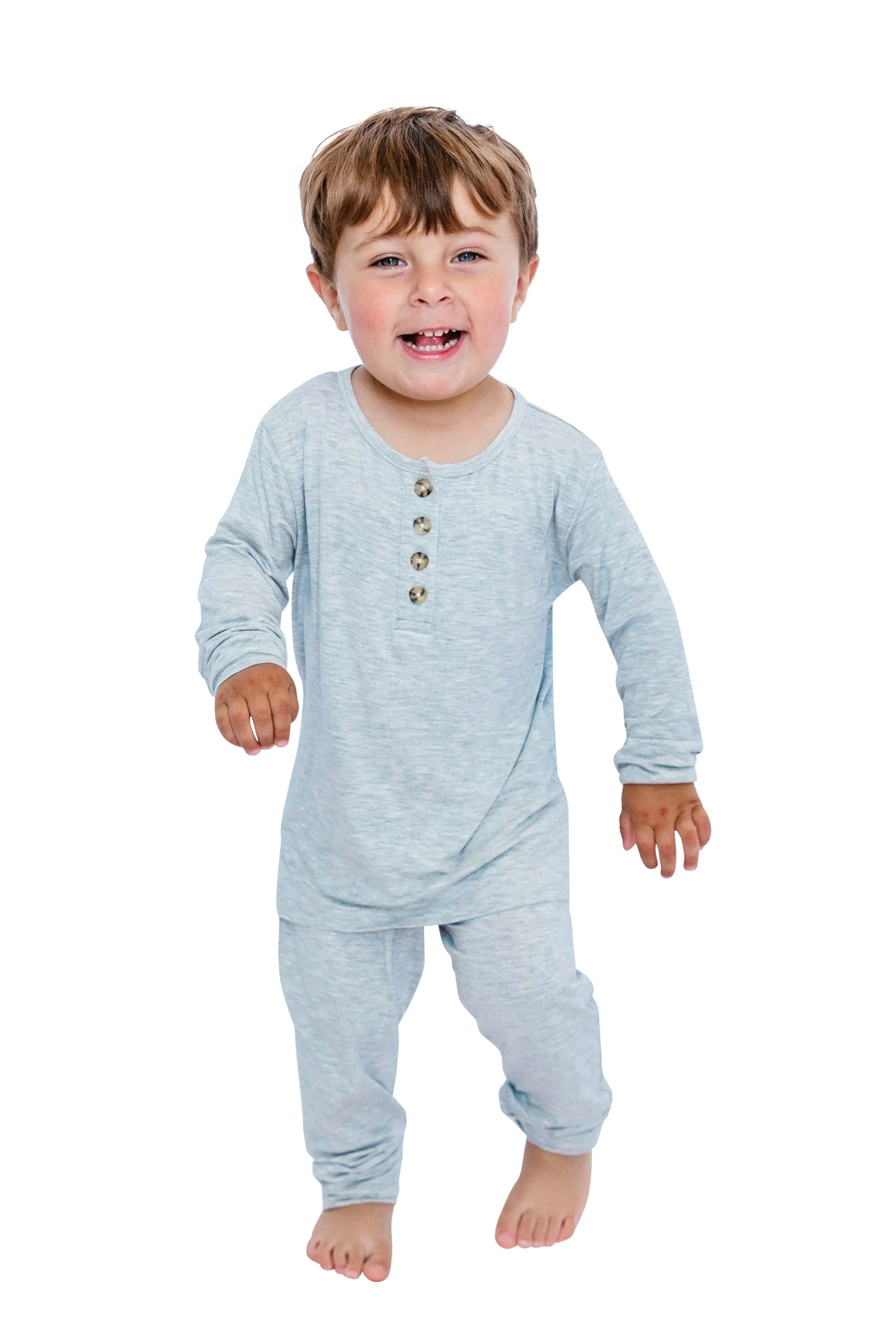 LUXE bamboo 2 piece long sleeve sleeper set