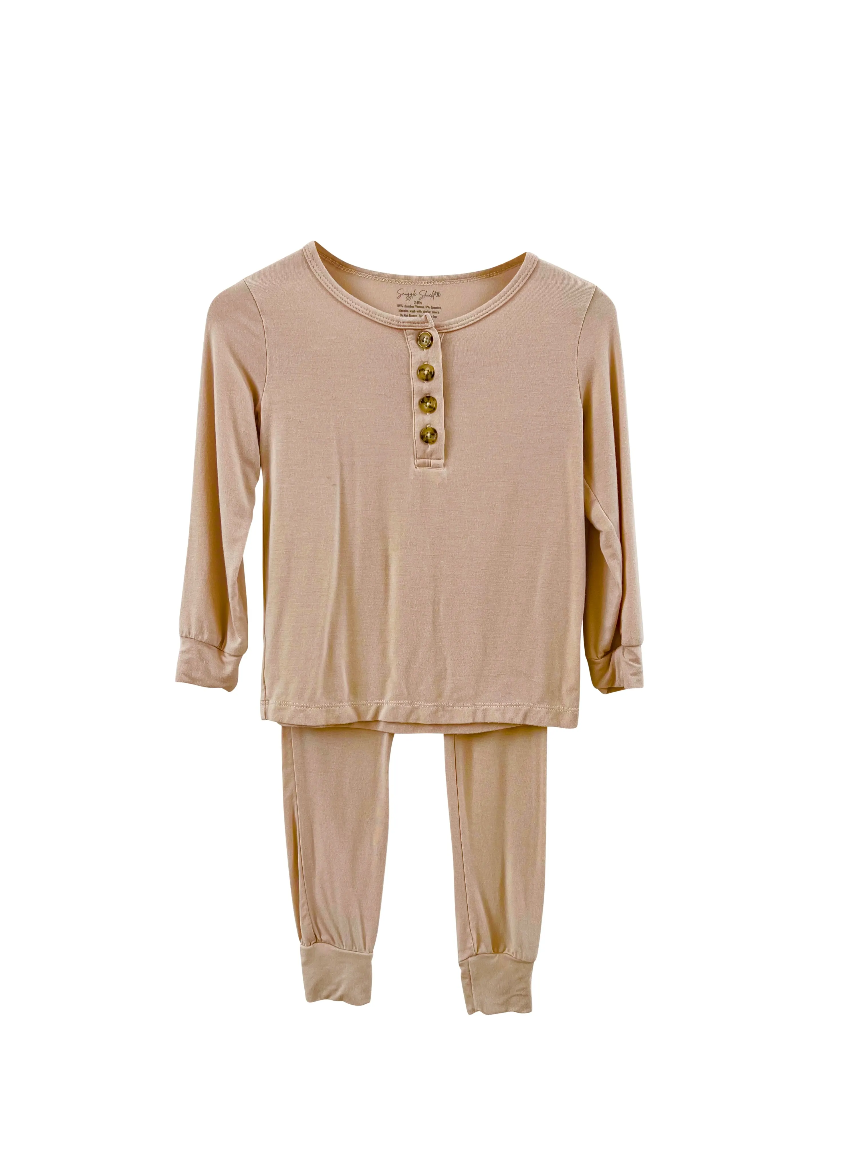 LUXE bamboo 2 piece long sleeve sleeper set