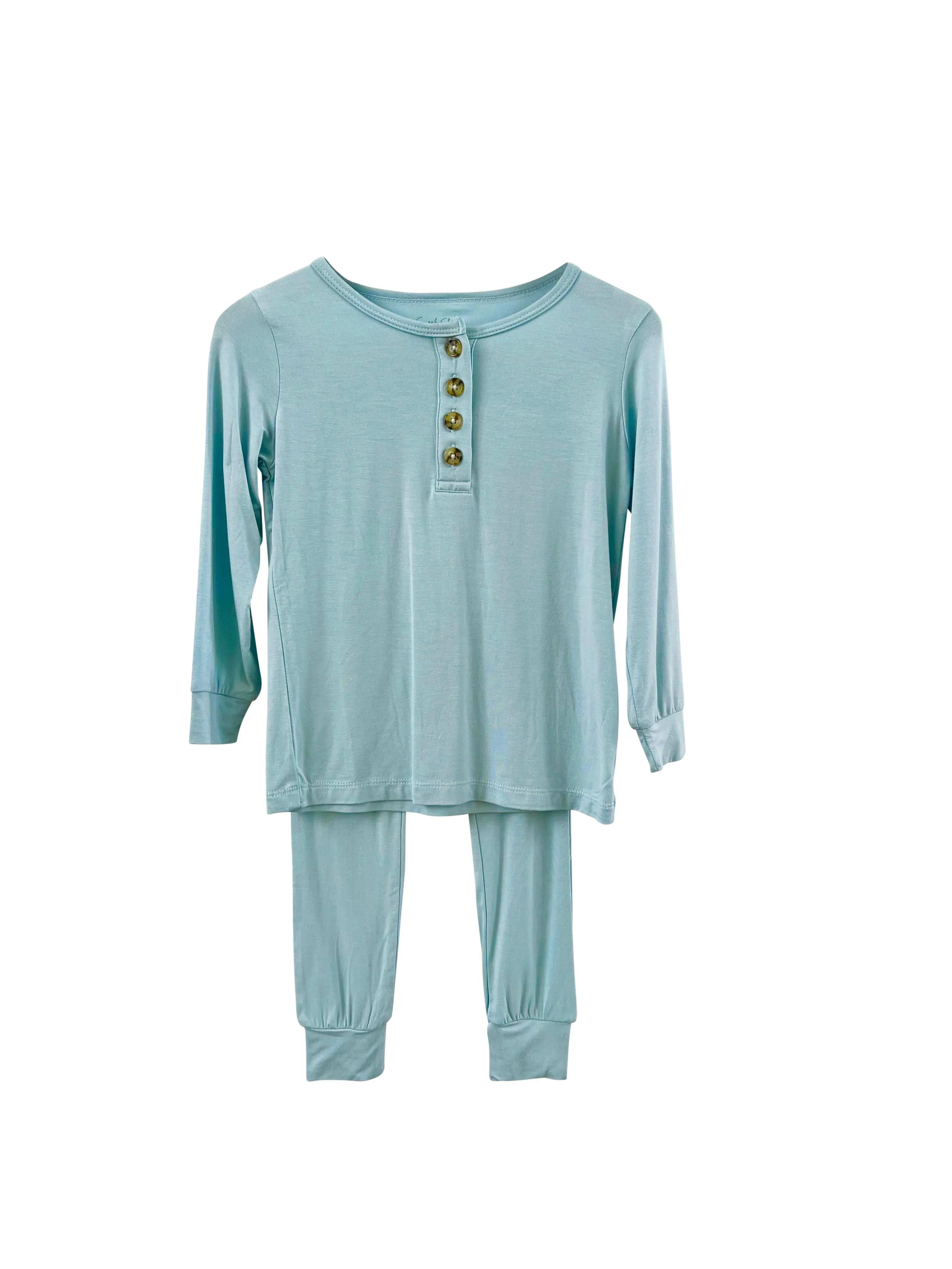 LUXE bamboo 2 piece long sleeve sleeper set