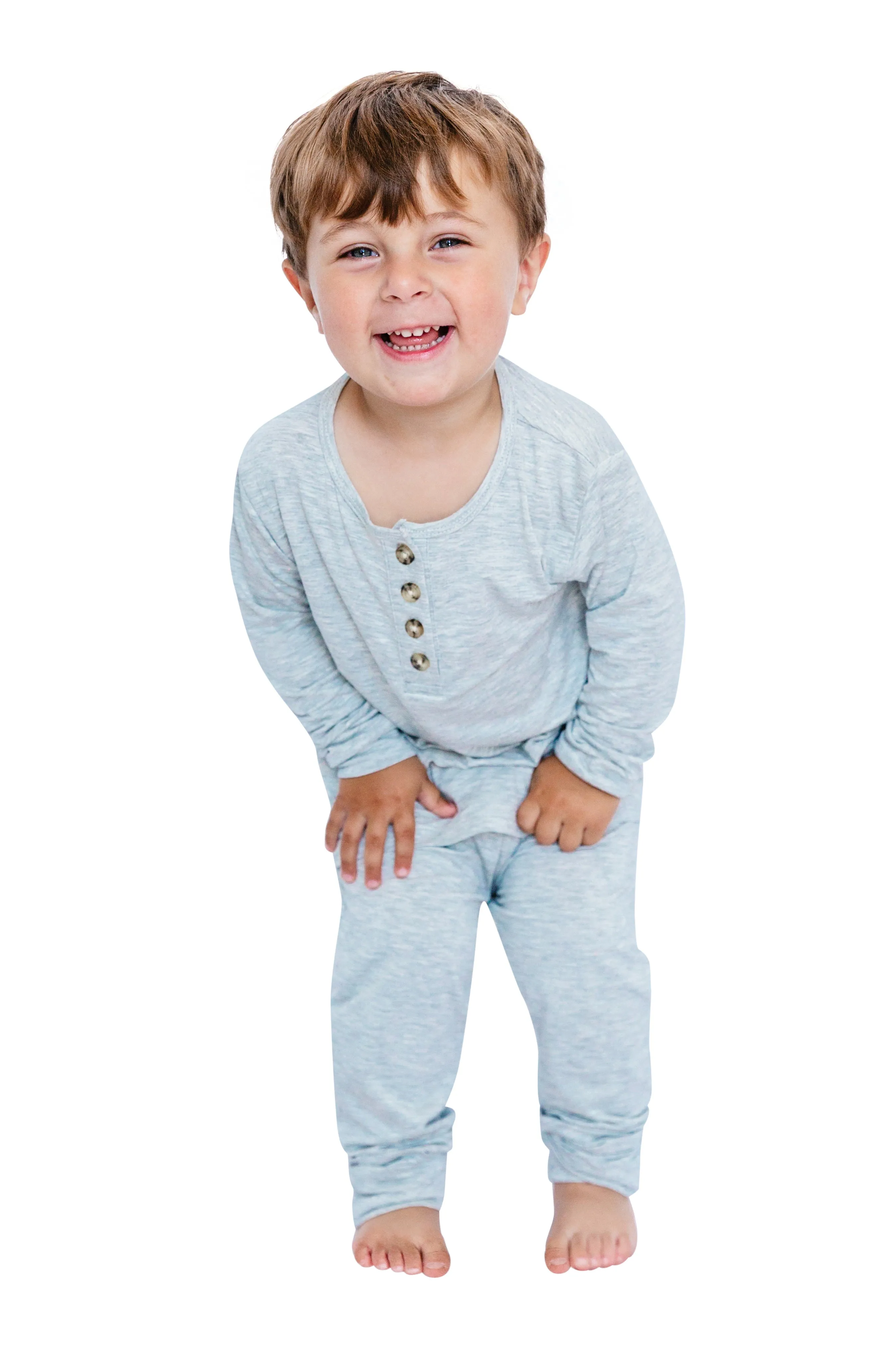 LUXE bamboo 2 piece long sleeve sleeper set