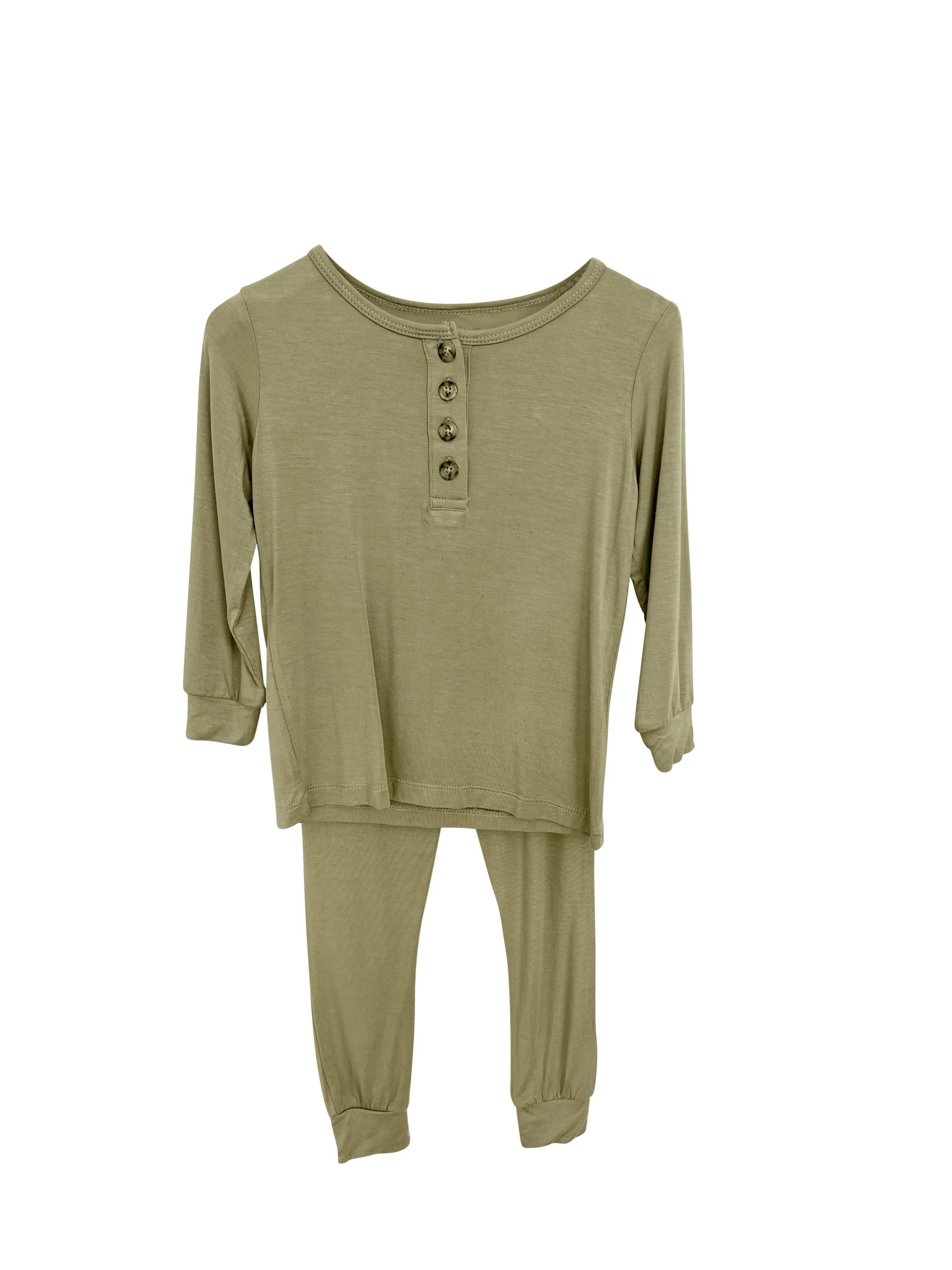 LUXE bamboo 2 piece long sleeve sleeper set