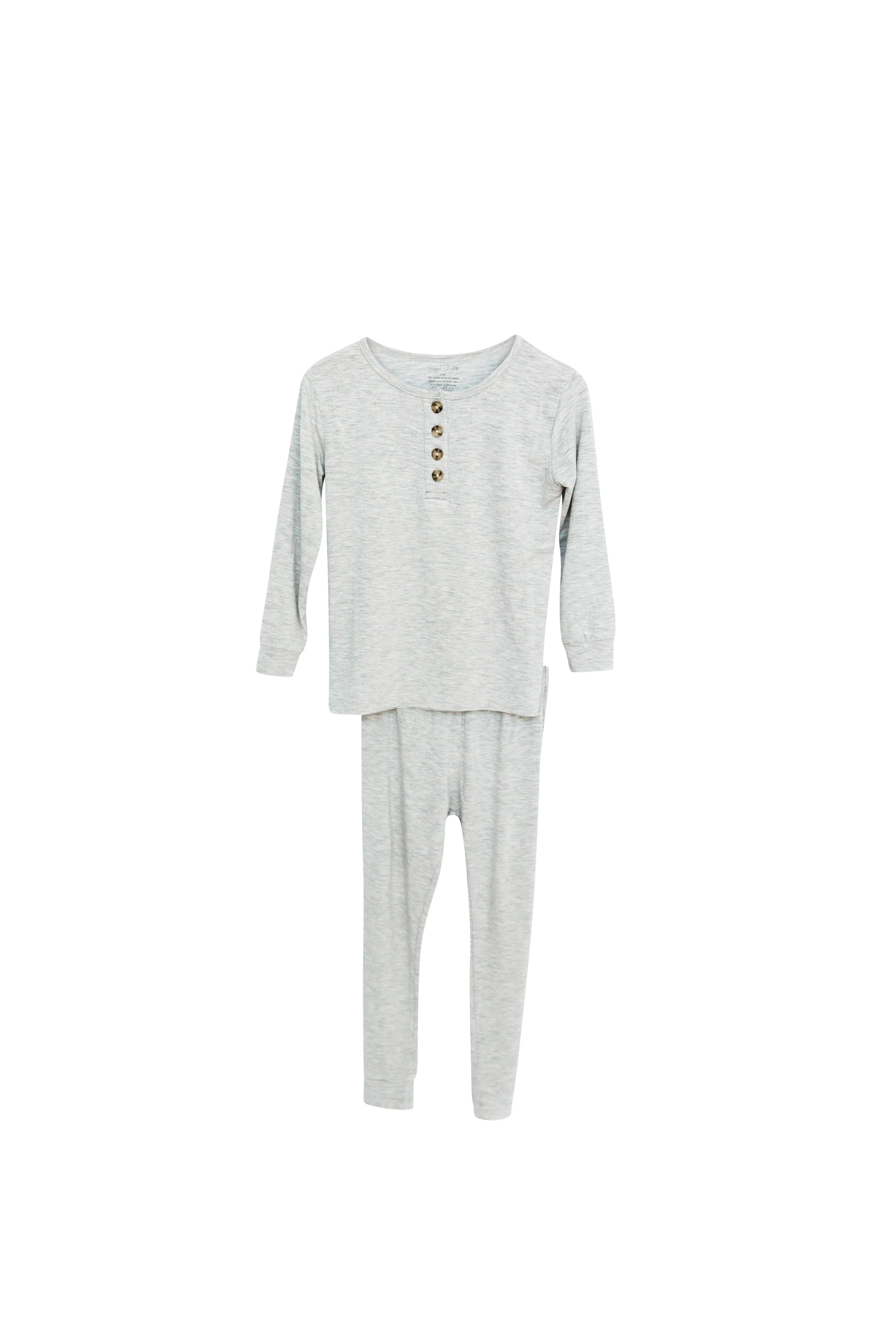 LUXE bamboo 2 piece long sleeve sleeper set