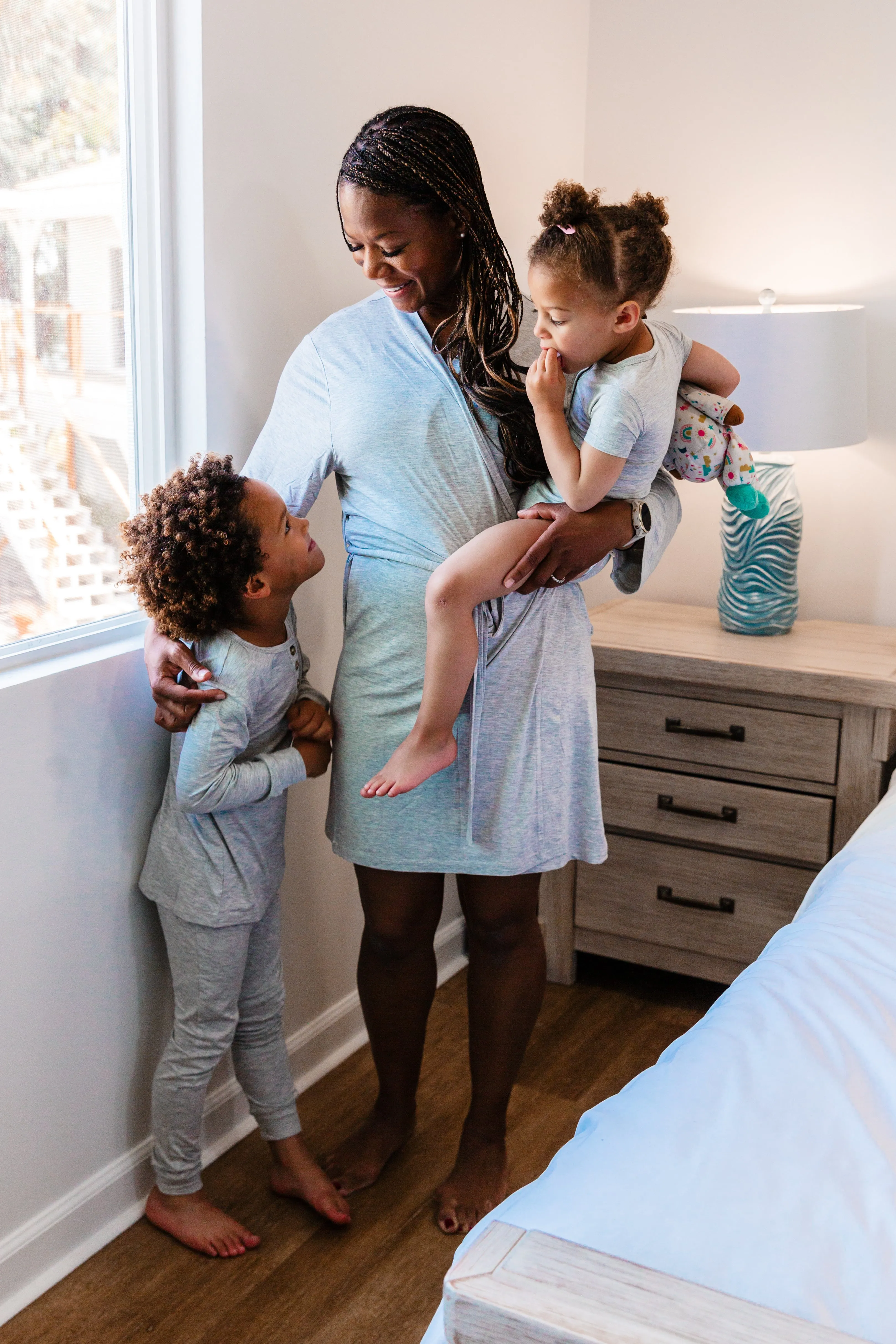 LUXE bamboo 2 piece long sleeve sleeper set