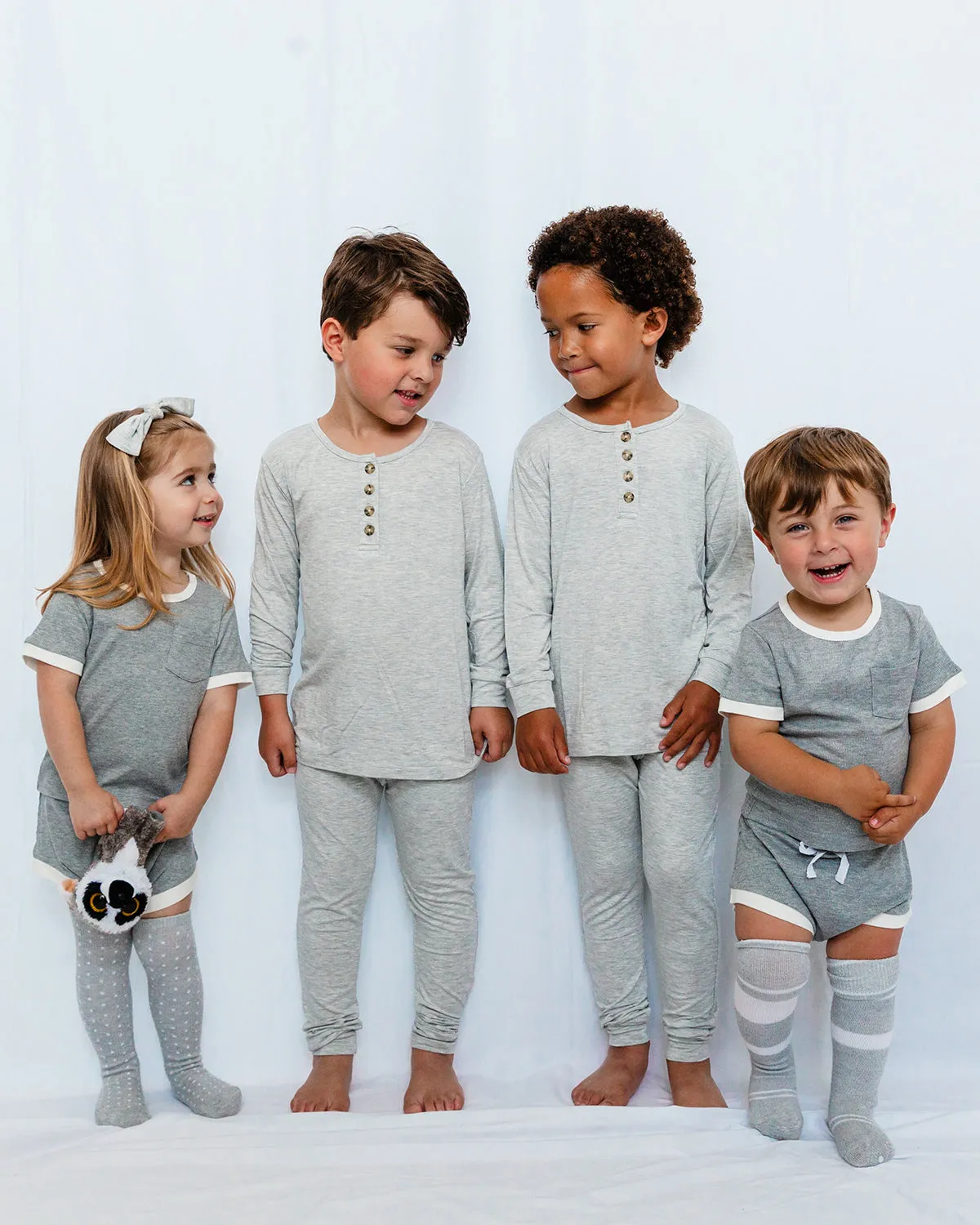 LUXE bamboo 2 piece long sleeve sleeper set