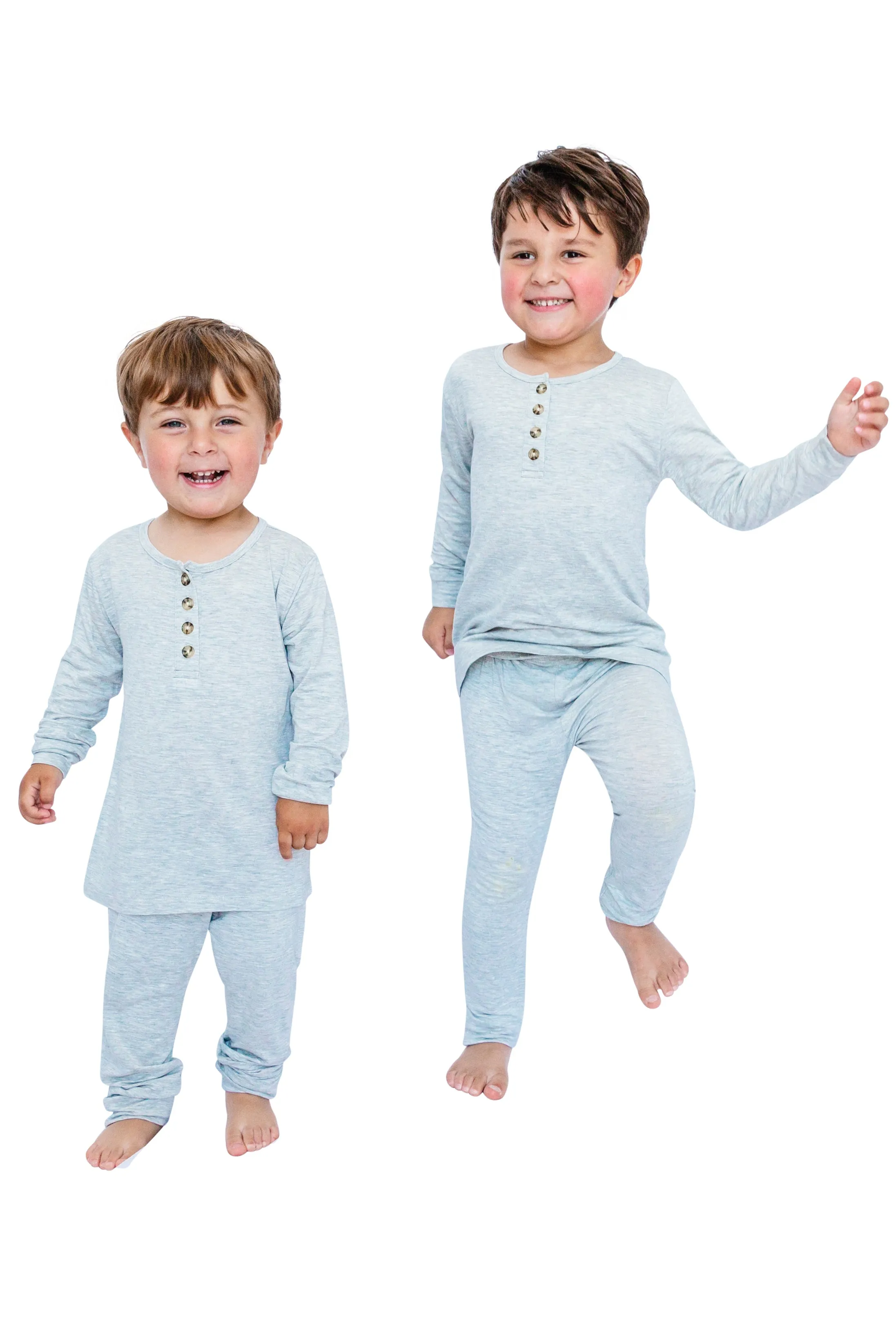 LUXE bamboo 2 piece long sleeve sleeper set