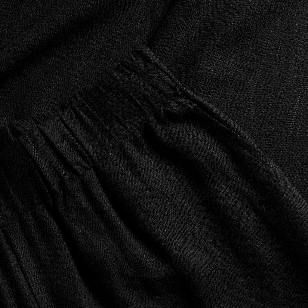 Tara linen pants (RW) / 100020 - Black (Nero)
